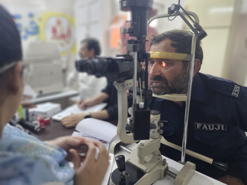 OCT Test-Guide-An-Aged-person-having-an-eye-test-before-OCT